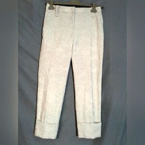 Brunello Cucinelli  stretchy brocade pants size10